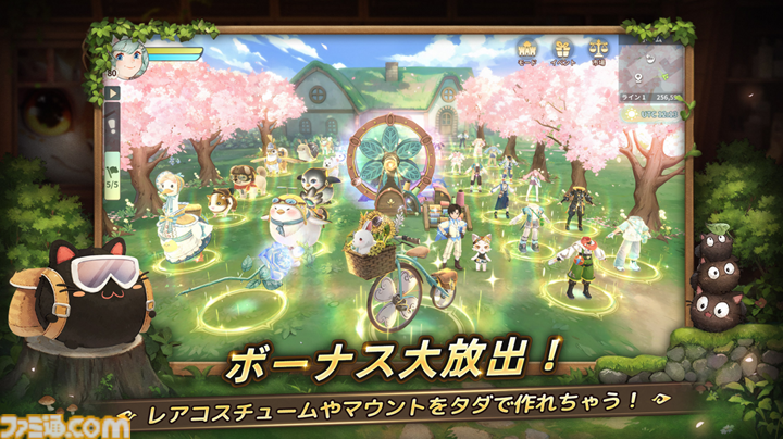 『ツリーオブセイヴァー：ネバーランド』アジア8地域で無料アプリランキング1位を獲得。“金色の招き猫マウント”が当たるイベントを実施