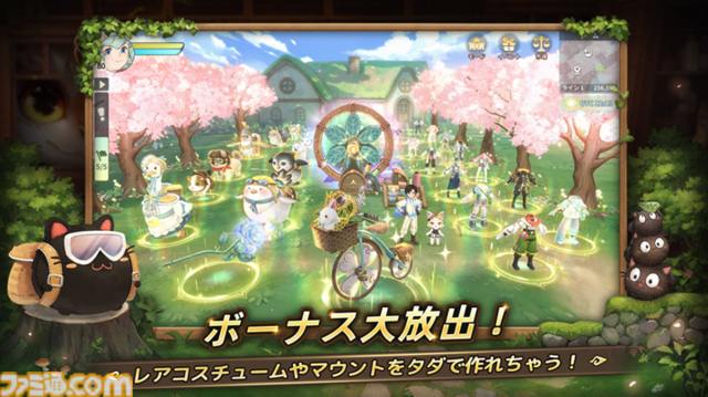 『ツリーオブセイヴァー：ネバーランド』アジア8地域で無料アプリランキング1位を獲得。“金色の招き猫マウント”が当たるイベントを実施
