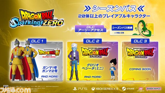 【ドラゴンボール】『Sparking! ZERO』『KAKAROT』『ゼノバース2』にアニメ『DAIMA』のキャラが参戦。今後のDLCにて登場