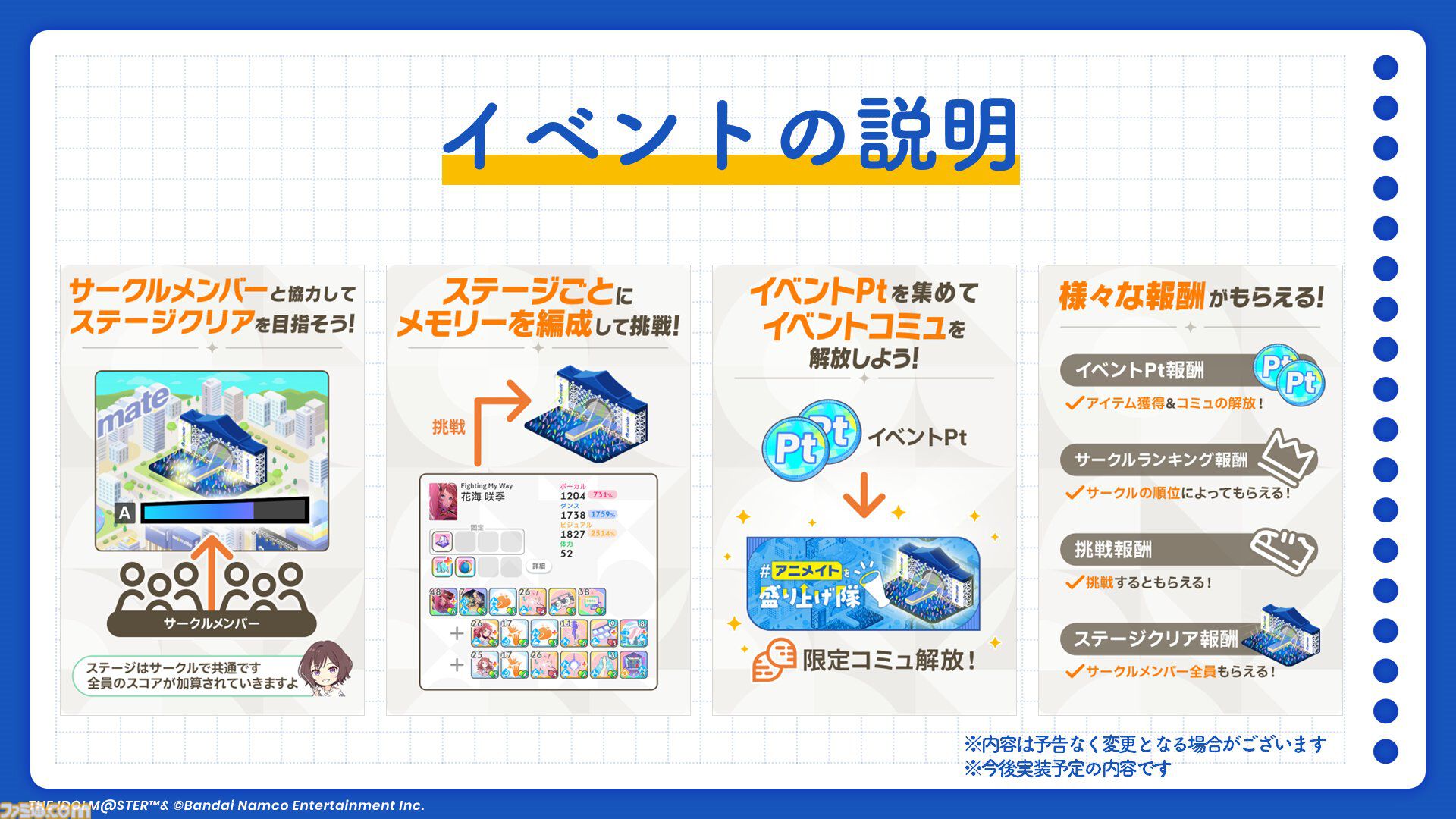 『学マス』アニメイトとのコラボイベントがゲーム内で10月28日より開催決定。ガシャには花海咲季が登場。イベントはサークルメンバーと協力してステージクリアーを目指す新たな形式に