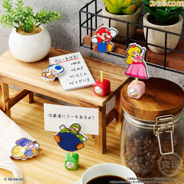 『スーパーマリオブラザーズ ワンダー』のパネル型クリップスタンドが本日（10/21）発売。たくさんコレクションして、自分だけのワンダーな空間を作り出そう