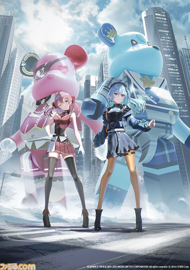 【ホロライブ】星街すいせい、宝鐘マリンのベアブリックが10/24発売。本人たちがデザインを考案、タレント衣装がモチーフ