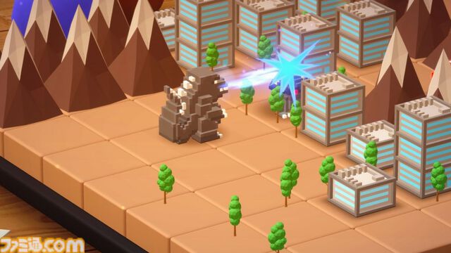 『ゴジラ ボクセルウォーズ』Switch版が2025年2月20日に発売。ボクセルのゴジラやキングギドラたちを操作するストラテジーゲーム