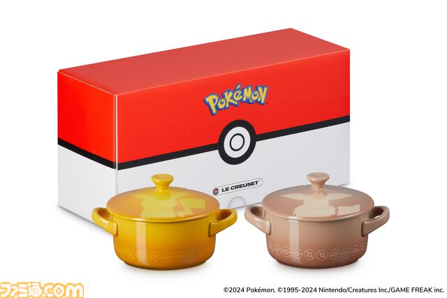『ポケモン』ピカチュウの尻尾がかわいい鍋やモンスターボール型マグが登場。ル・クルーゼとのコラボキッチン用品第2弾が11月6日発売
