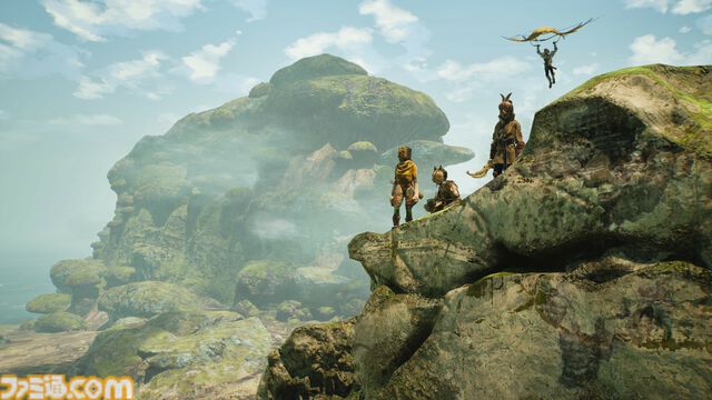『Towers of Aghasba』早期アクセス版が11/20発売。奇妙な動植物が息づく島を再興するオープンワールドゲーム。パラグライダーで空中移動も可能