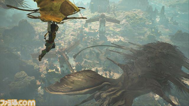『Towers of Aghasba』早期アクセス版が11/20発売。奇妙な動植物が息づく島を再興するオープンワールドゲーム。パラグライダーで空中移動も可能
