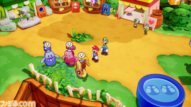 『マリオ＆ルイージRPG　ブラザーシップ！』拠点となる“船島”の見どころが公開。便利な大砲移動やウワサ話好きのおばちゃんも登場