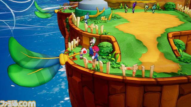 『マリオ＆ルイージRPG　ブラザーシップ！』拠点となる“船島”の見どころが公開。便利な大砲移動やウワサ話好きのおばちゃんも登場