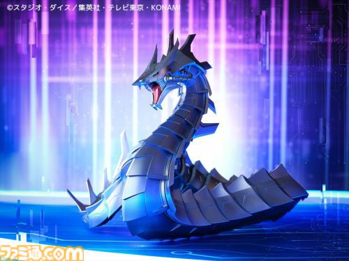 『遊戯王』サイバー・ドラゴンがフィギュアとなって登場、約30cmのビックサイズ。メタリック塗装も相まって劇中さながらのかっこよさに