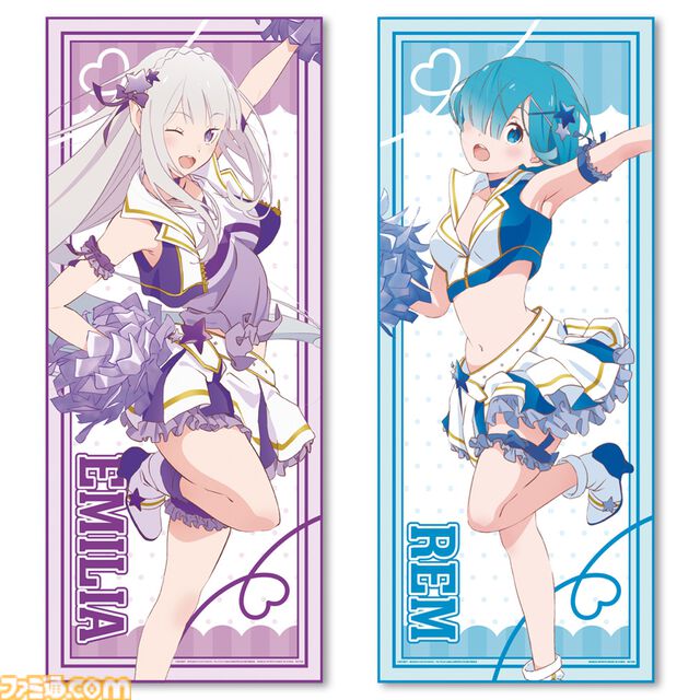 『リゼロ』新作一番くじが本日（10/26）発売。頑張るあなたにエールを送るエミリア＆レムのチア衣装フィギュアが最高にかわいい