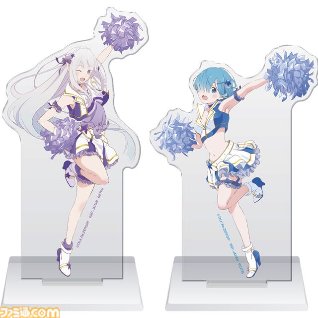 『リゼロ』新作一番くじが本日（10/26）発売。頑張るあなたにエールを送るエミリア＆レムのチア衣装フィギュアが最高にかわいい