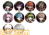 『ダンガンロンパ』シリーズ公式グッズが受注開始。霧切や七海たちのテレ顔を描いたアクリルバッジ、怒った表情をデザインした缶バッジなど