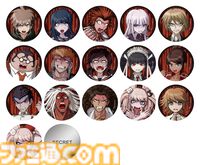 『ダンガンロンパ』シリーズ公式グッズが受注開始。霧切や七海たちのテレ顔を描いたアクリルバッジ、怒った表情をデザインした缶バッジなど