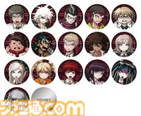 『ダンガンロンパ』シリーズ公式グッズが受注開始。霧切や七海たちのテレ顔を描いたアクリルバッジ、怒った表情をデザインした缶バッジなど