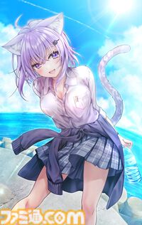 猫又おかゆ主演ゲーム『おかゆにゅ～～む！』パッケージ版の予約受付がスタート。エビテン、あみあみなどで描き下ろし特典も展開