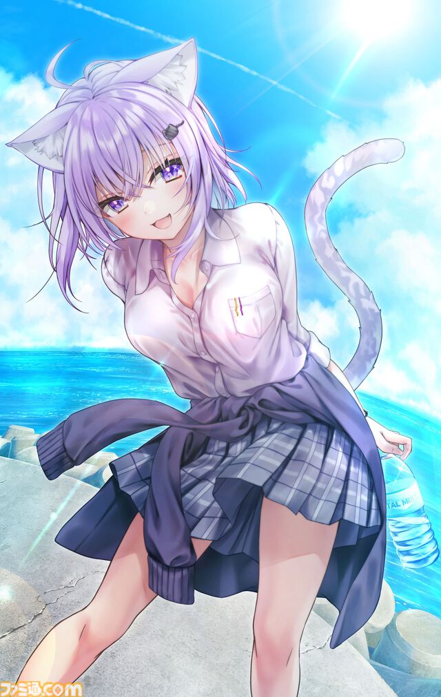 猫又おかゆ主演ゲーム『おかゆにゅ～～む！』パッケージ版の予約受付がスタート。エビテン、あみあみなどで描き下ろし特典も展開