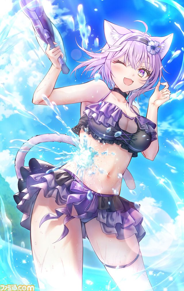 猫又おかゆ主演ゲーム『おかゆにゅ～～む！』パッケージ版の予約受付がスタート。エビテン、あみあみなどで描き下ろし特典も展開