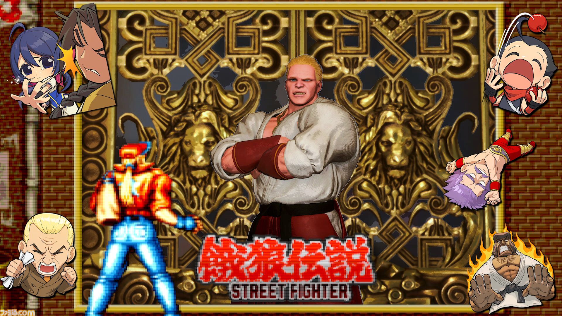 【スト6】『餓狼伝説』ギースをモチーフとしたアバター装備や“落下ギース”のエモートが登場。“餓狼伝説フェスティバル”ファイティングパスが本日（11/1）配信。