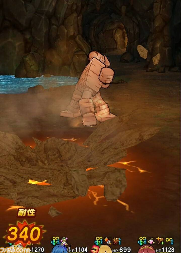 【ドラクエウォーク攻略】ストーリークエスト16章9話のボス“ゴーレム”攻略――会心の一撃のダメージが大幅に減らされるので会心率はあまり上げないように