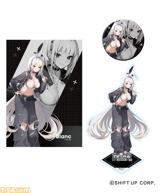【NIKKE】ZOZOコラボTシャツやアクスタが11/7発売。アリス、バイパー、ブラン、ノワール、サクラがクール＆セクシーに決める【ニケ】