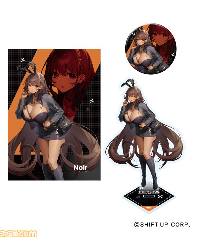 【NIKKE】ZOZOコラボTシャツやアクスタが11/7発売。アリス、バイパー、ブラン、ノワール、サクラがクール＆セクシーに決める【ニケ】