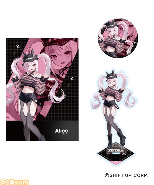 【NIKKE】ZOZOコラボTシャツやアクスタが11/7発売。アリス、バイパー、ブラン、ノワール、サクラがクール＆セクシーに決める【ニケ】