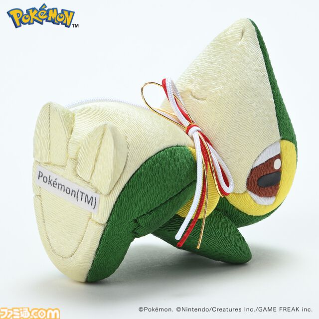 『ポケモン』ツタージャの江戸木目込人形が登場。江戸時代から280年続く伝統技法を用いて愛らしい姿を再現