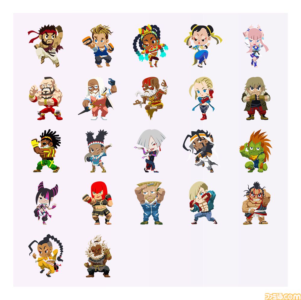 ストリートファイター　でふぉるめ　6体セット ストリートファイター でふぉるめ 6体セット Street Fighter 6