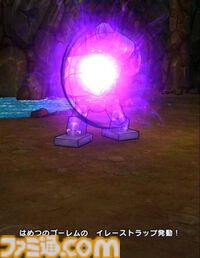 【ドラクエウォーク攻略】ストーリークエスト16章10話のボス“はめつのゴーレム”攻略――被ダメージが高くHP減少で即死トラップもあるので回復役ふたりは必須