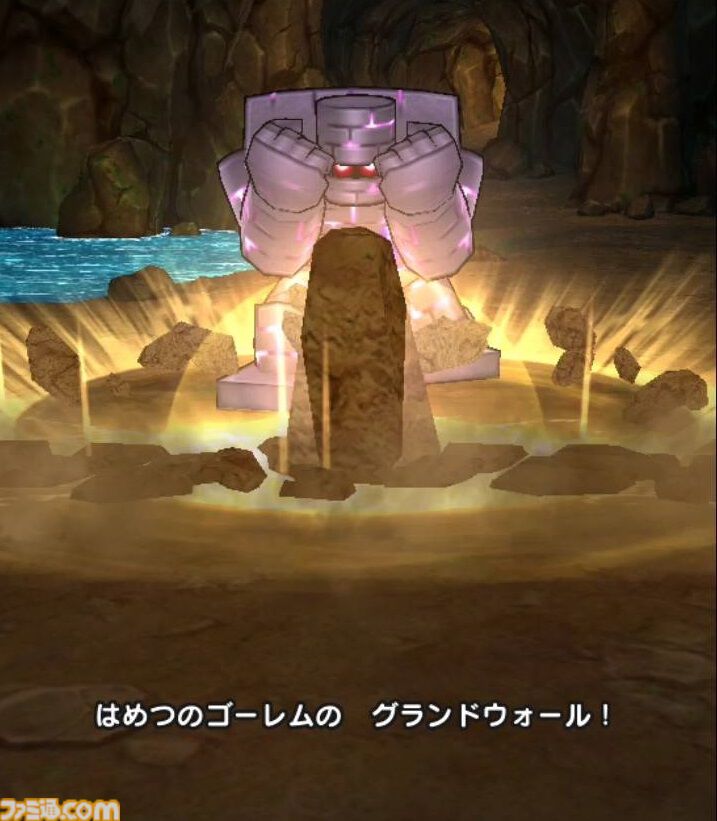 【ドラクエウォーク攻略】ストーリークエスト16章10話のボス“はめつのゴーレム”攻略――被ダメージが高くHP減少で即死トラップもあるので回復役ふたりは必須