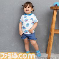 【ドラクエ】キッズ向け夏用新作グッズが4月26日より発売。絵本『スライムぴぴぴ』デザインの半袖フィットオールやTシャツが登場