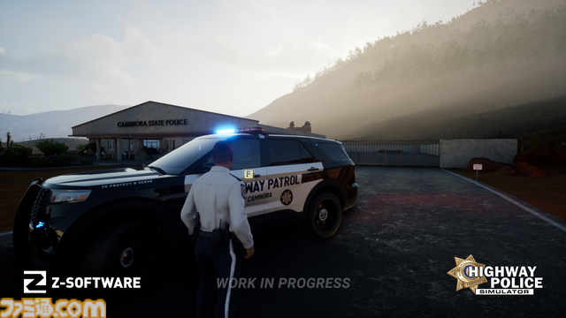 『ハイウェイ・ポリス・シミュレーター』12月5日発売。警察となってカーチェイスから銃撃戦、容疑者への尋問、事故現場の対応までこなす本格オープンワールドシミュレーター