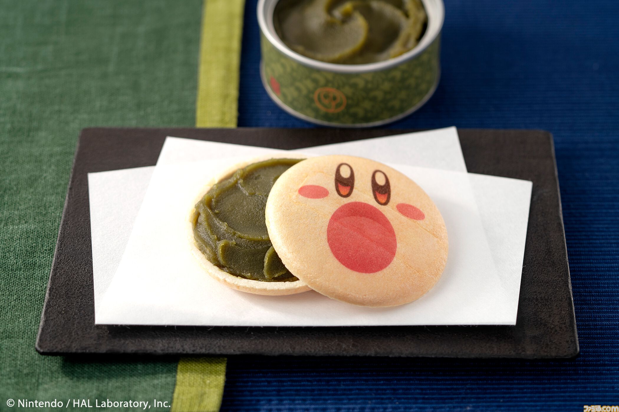 『星のカービィ』×鶴屋吉信のコラボ和菓子“カービィのまんまる手づくり最中”にピンクの最中種と抹茶あんが新登場。11月15日より店頭販売を開始