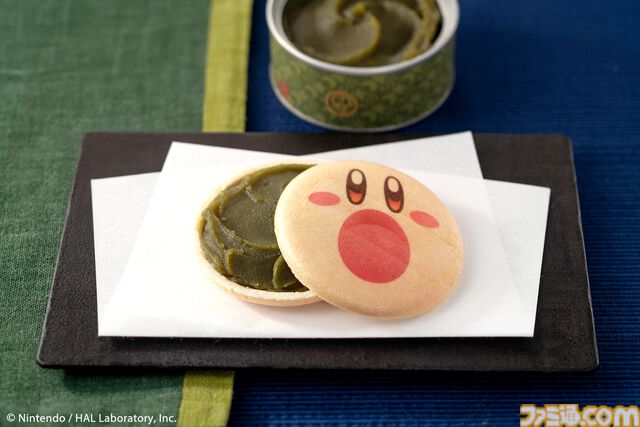 『星のカービィ』×鶴屋吉信のコラボ和菓子“カービィのまんまる手づくり最中”にピンクの最中種と抹茶あんが新登場。11月15日より店頭販売を開始