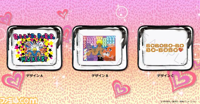 『ボーボボ』平成ギャル風グッズが予約受付中。キラキラデザインのアクキーやハート型缶バッジに気分はテンアゲ↑