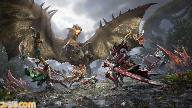 【スマホ版モンハン】『モンスターハンターアウトランダーズ』発表！ カプコンとTiMi Studio共同開発のiOS/Android向け最新作。リリース日は未定、ベータテストを複数回予定。アンジャナフやドスジャグラス、リオレウスの姿も！