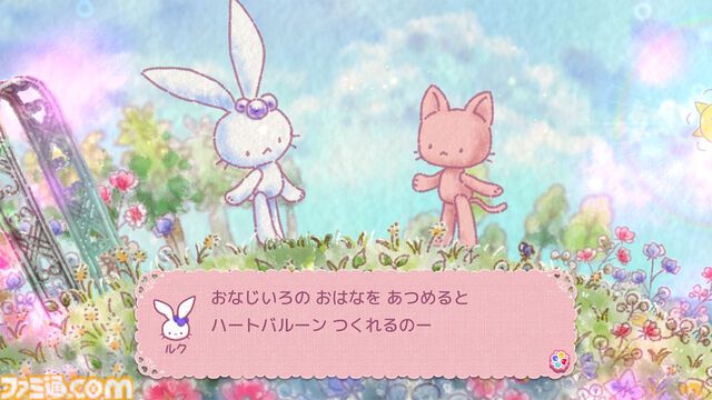 『ルクちゃんのハートバルーン』Steam版が発売。ウサギとネコの冒険を絵本のように描くパズルゲーム