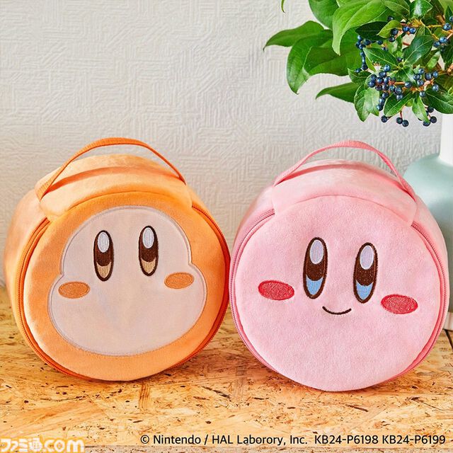 【星のカービィ】カービィとワドルディのふわふわポーチが明日（4/18）発売。コンパクトな見た目でもカービィの胃袋並みの大容量に