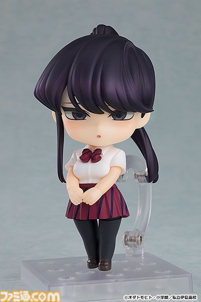 『古見さんは、コミュ症です。』古見硝子がポニーテール姿でねんどろいど化。キュートなキョトン顔や猫耳などのパーツも付属