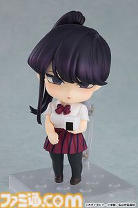『古見さんは、コミュ症です。』古見硝子がポニーテール姿でねんどろいど化。キュートなキョトン顔や猫耳などのパーツも付属