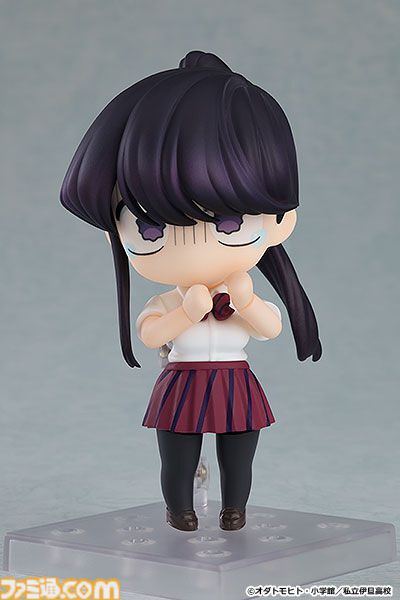 『古見さんは、コミュ症です。』古見硝子がポニーテール姿でねんどろいど化。キュートなキョトン顔や猫耳などのパーツも付属