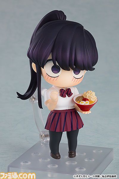 『古見さんは、コミュ症です。』古見硝子がポニーテール姿でねんどろいど化。キュートなキョトン顔や猫耳などのパーツも付属