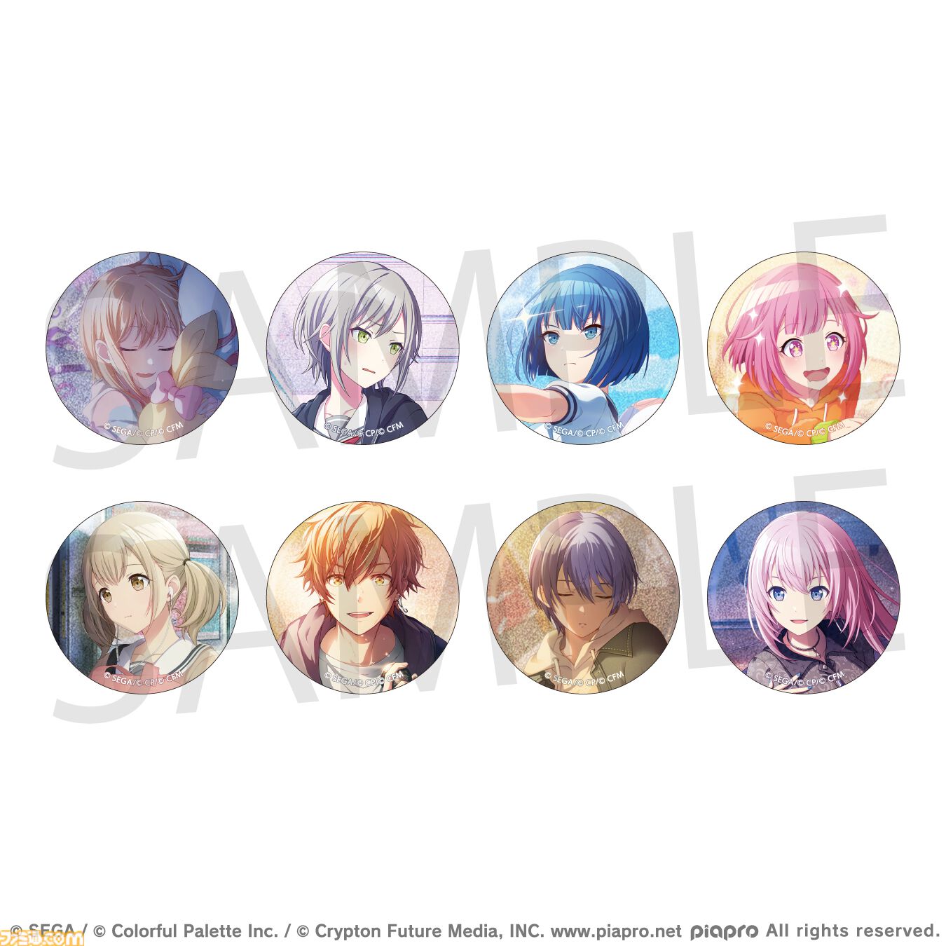 予約商品】グリッター缶バッジ イベントイラストコレクション