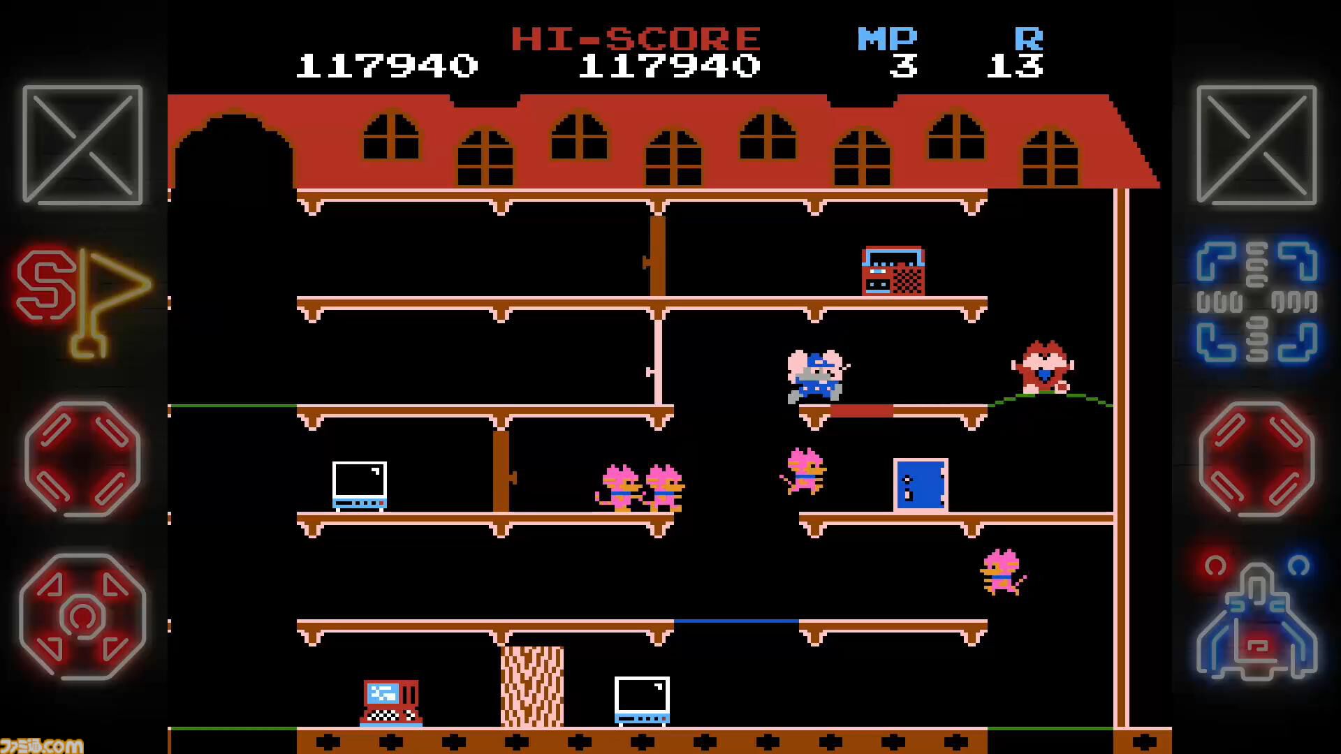 ファミコン版『マッピー』が発売40周年。ネズミの警察官とニャームコ