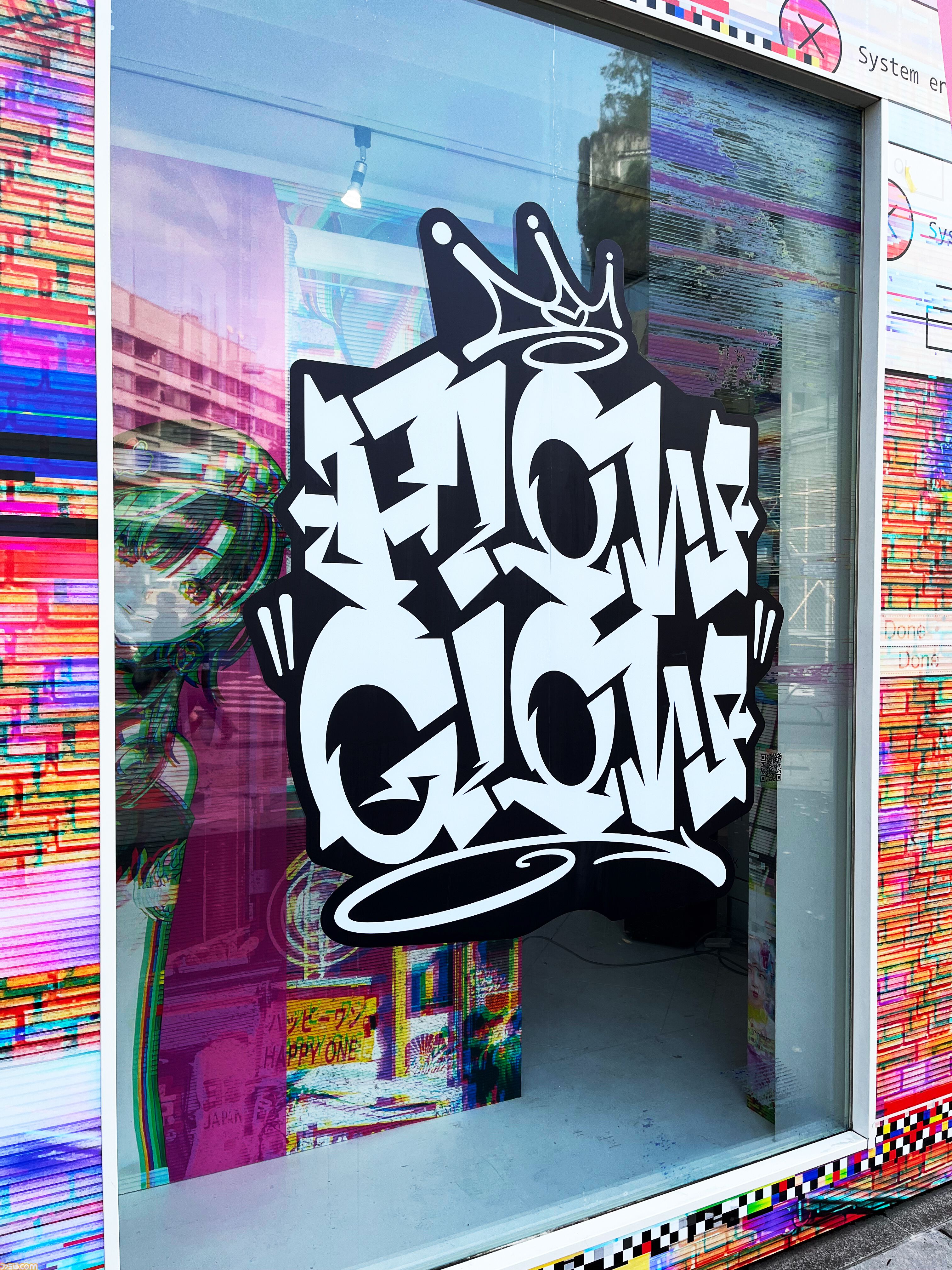 【ホロライブ】新ユニット“FLOW GLOW”のアジトに潜入！ グラフィティで彩られた外装は原宿の街並みによく馴染む。ここでしか見られないスペシャルメッセージ動画も
