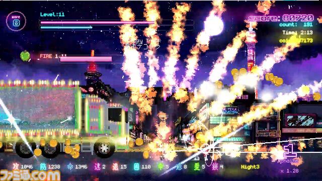 『Tokyo Waning Moon』女子高生が刀でゾンビを斬り倒す爽快アクションが11月26日発売。左右ボタンだけのシンプル操作でスリリングなバトルが展開