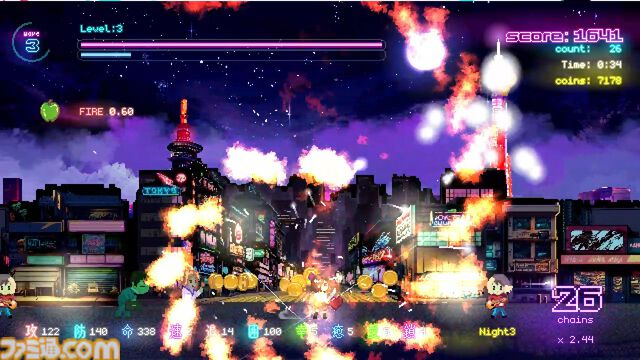 『Tokyo Waning Moon』女子高生が刀でゾンビを斬り倒す爽快アクションが11月26日発売。左右ボタンだけのシンプル操作でスリリングなバトルが展開