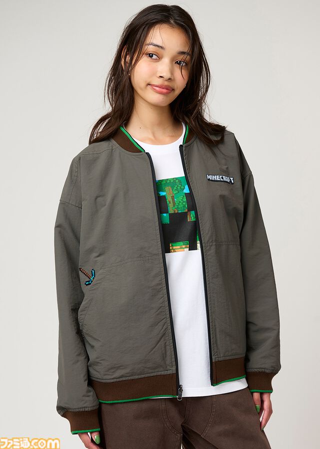 『マイクラ』クリーパーTシャツなどグラニフコラボ商品が11月26日発売。アレックスとゾンビたちの夜の攻防を再現したスウェットパーカーがユニーク
