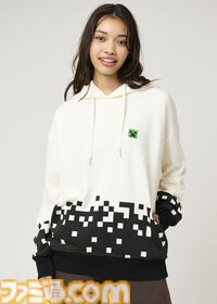 『マイクラ』クリーパーTシャツなどグラニフコラボ商品が11月26日発売。アレックスとゾンビたちの夜の攻防を再現したスウェットパーカーがユニーク
