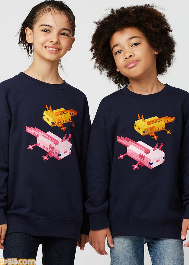 『マイクラ』クリーパーTシャツなどグラニフコラボ商品が11月26日発売。アレックスとゾンビたちの夜の攻防を再現したスウェットパーカーがユニーク